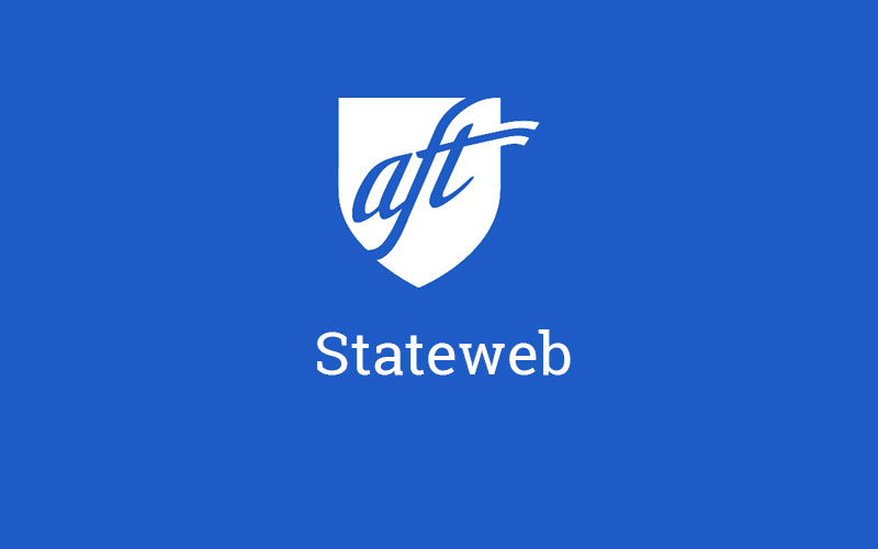 American Federation of Teachers (AFT) Stateweb teaser site screenshot