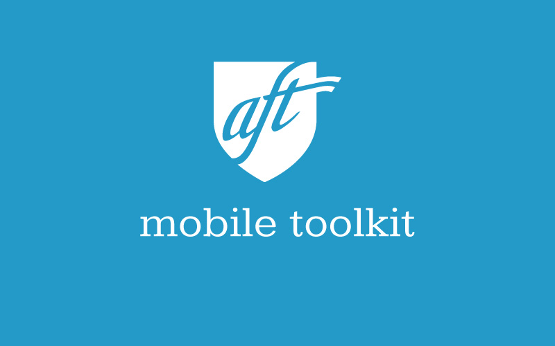 American Federation of Teachers (AFT) Mobile Toolkit teaser site screenshot