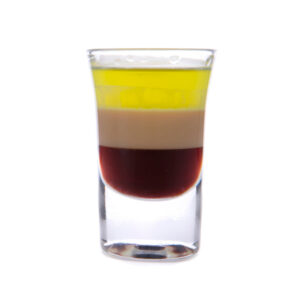 layered shot drink