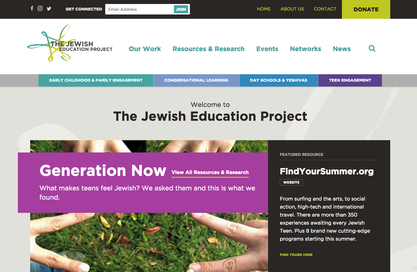website screenshot