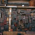 box of typesetting letters