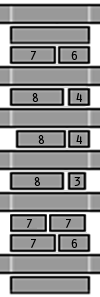Example of a full bleed, two column mix page region layout