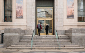 Front doors of Newark Museum