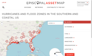 Map example with flod plane data